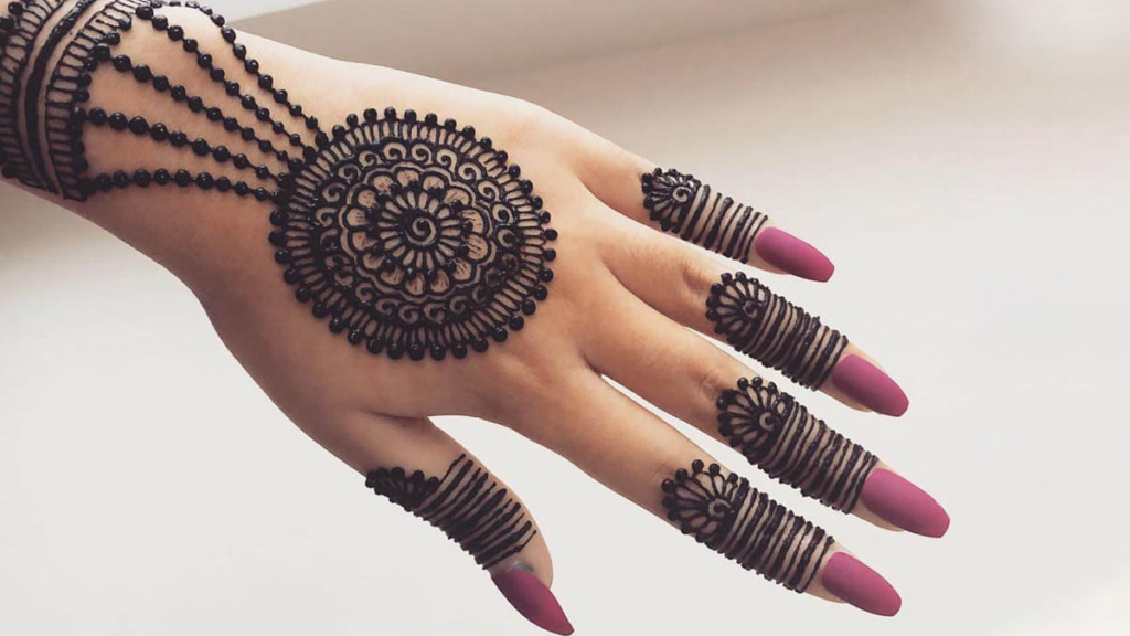 Stylish Simple Mehndi Design