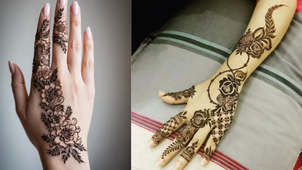 Stylish Arabic Mehndi Design