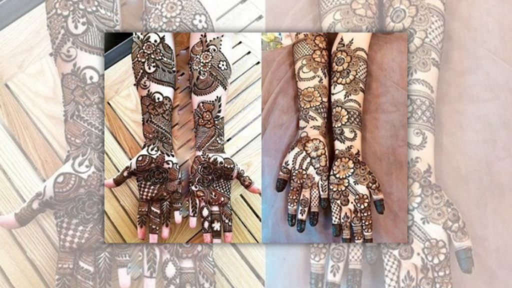 Stylish Arabic Mehndi Design