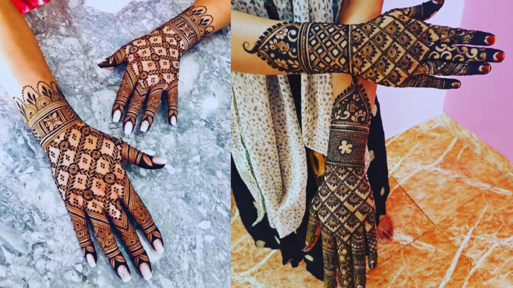 Stylish Arabic Mehndi Design