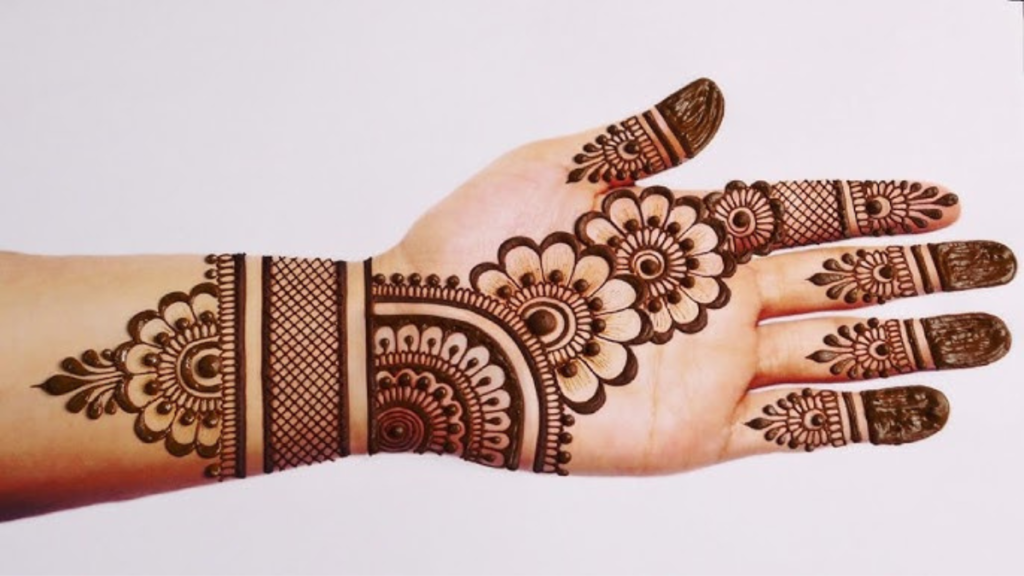 Front Hand Mehndi Design