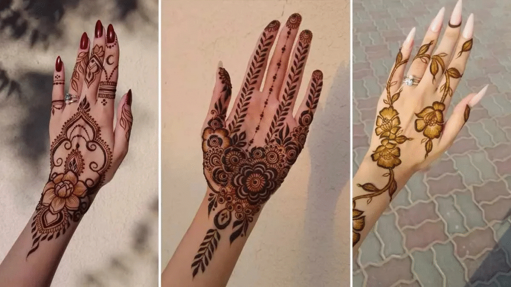 Modern Stylish Mehndi Design