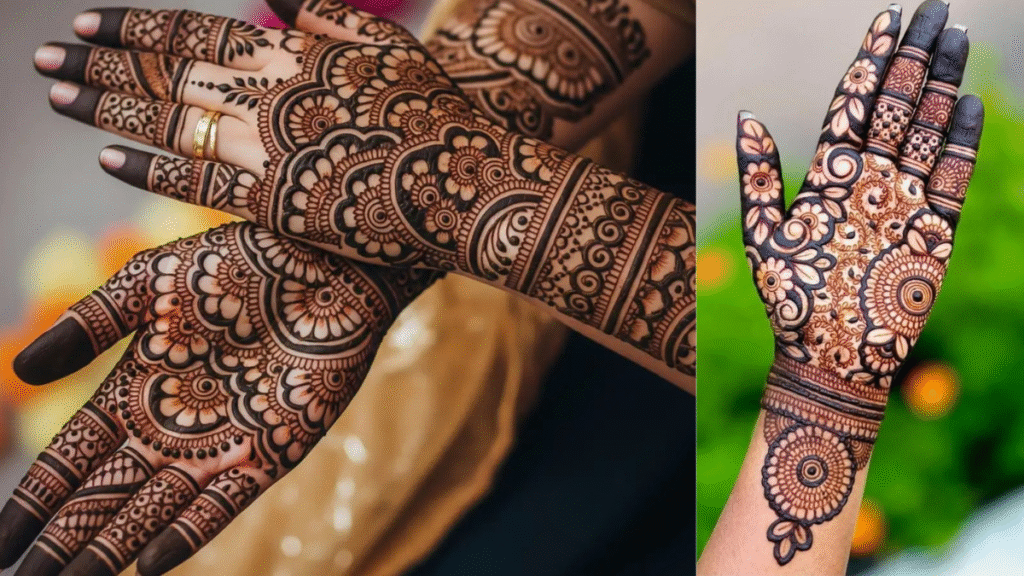 beautiful mehndi design idea