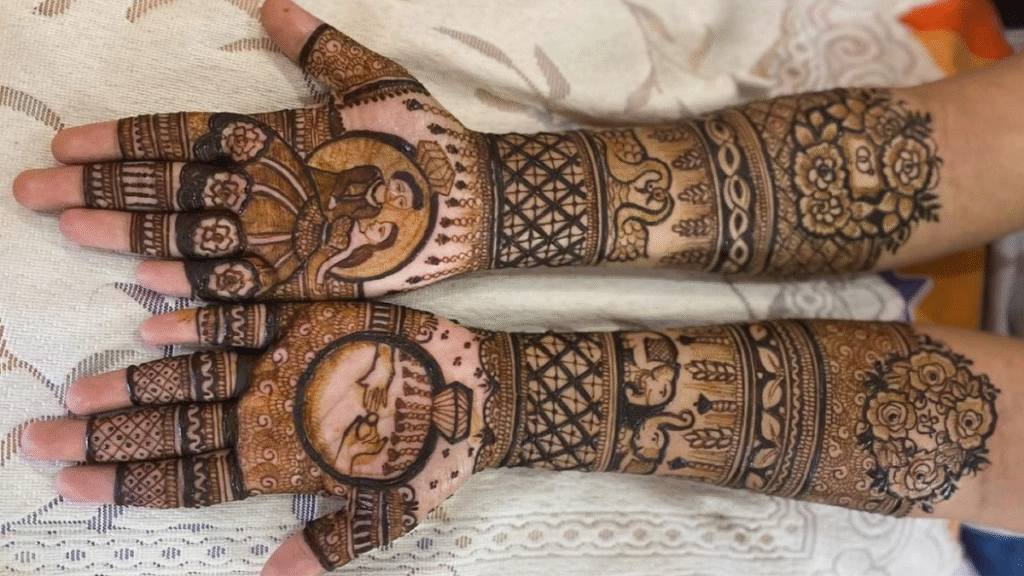 beautiful Engagement Mehndi