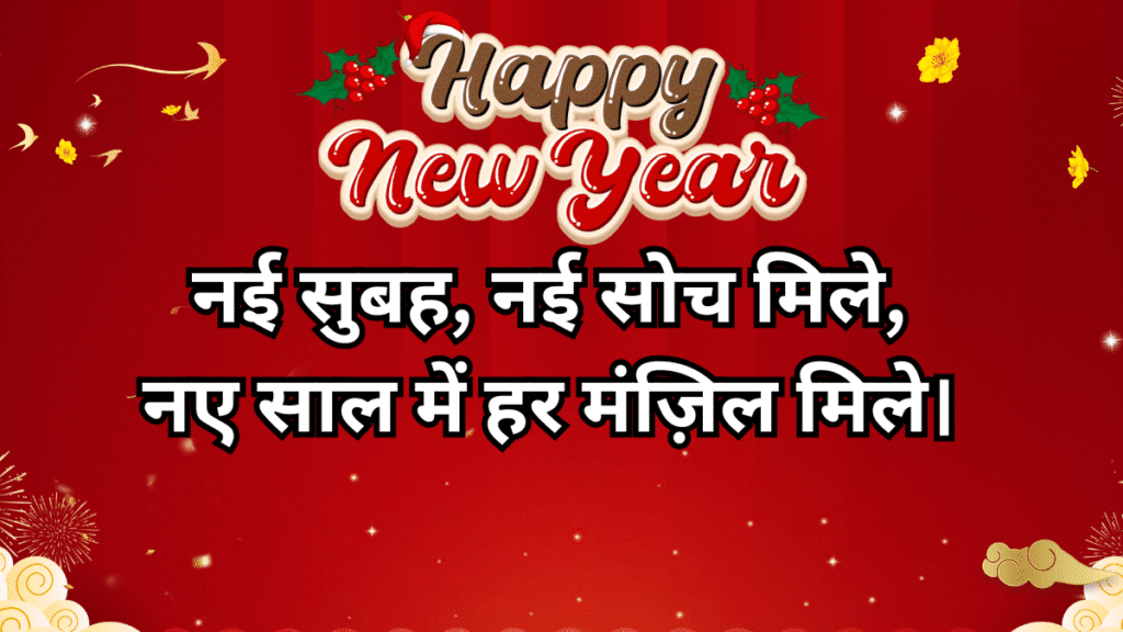 न्यू ईयर शायरी 